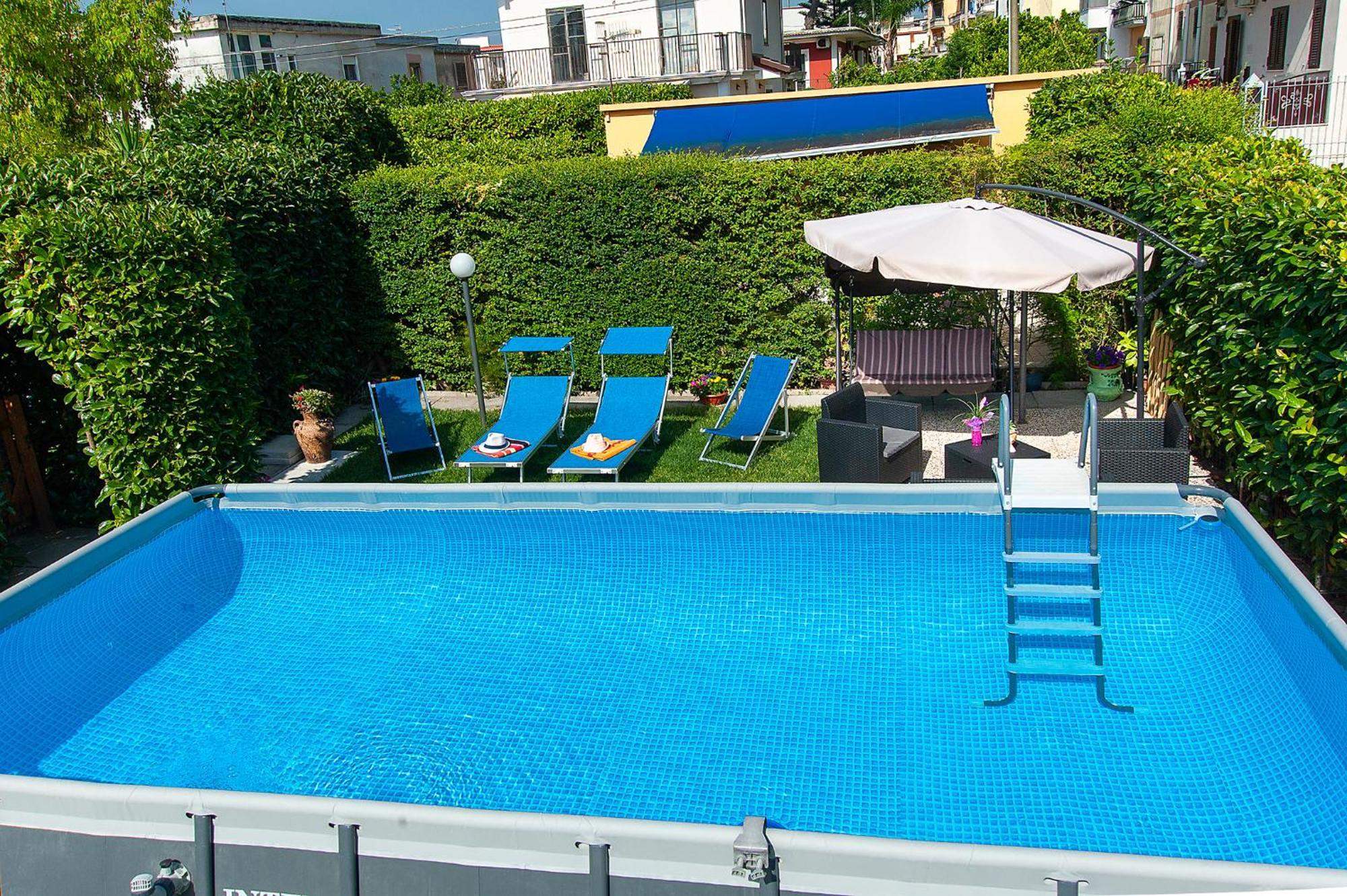 Depandance Con Piscina In Uso In Esclusivo In B&B SantʼAntonio Abate Extérieur photo